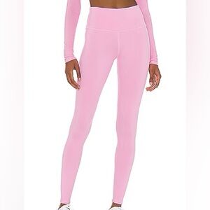 ALO YOGA PINK AIRBRUSH LEGGINGS